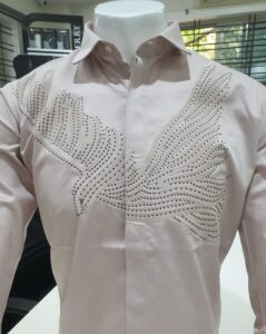 white embroidery